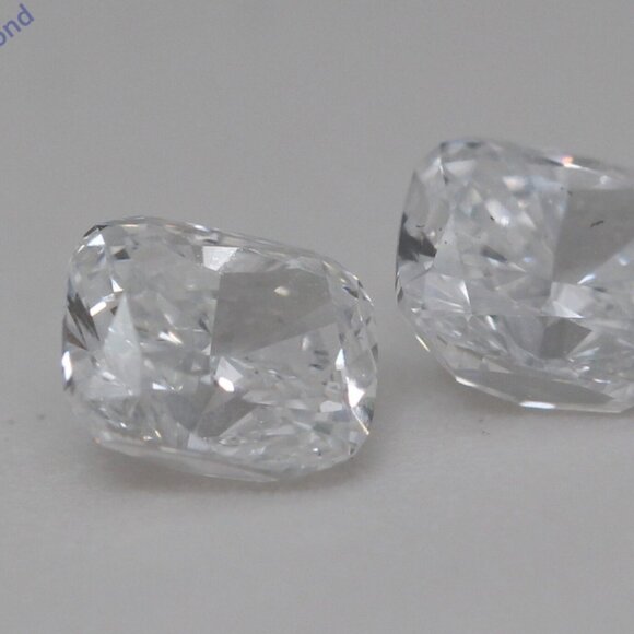 Cushion Natural Mined Diamond Studs 14K Gold (1.49 Ct D E Vs) C54100056 - Picture 4 of 6